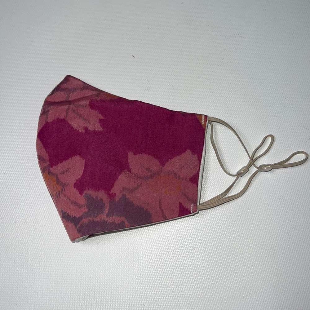 Handmade Japanese Silk Floral Face Mask